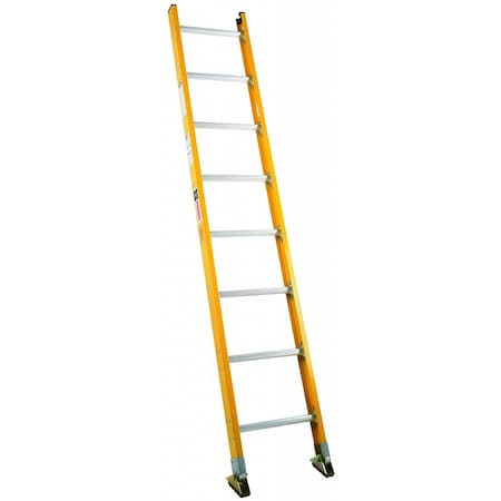 Bauer Ladder Straight Ladder, Fiberglass, 375 lb Load Capacity 33108